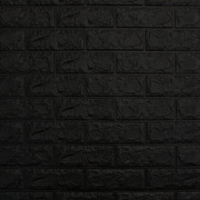 Load image into Gallery viewer, Black Foam Brick Wall Panel
