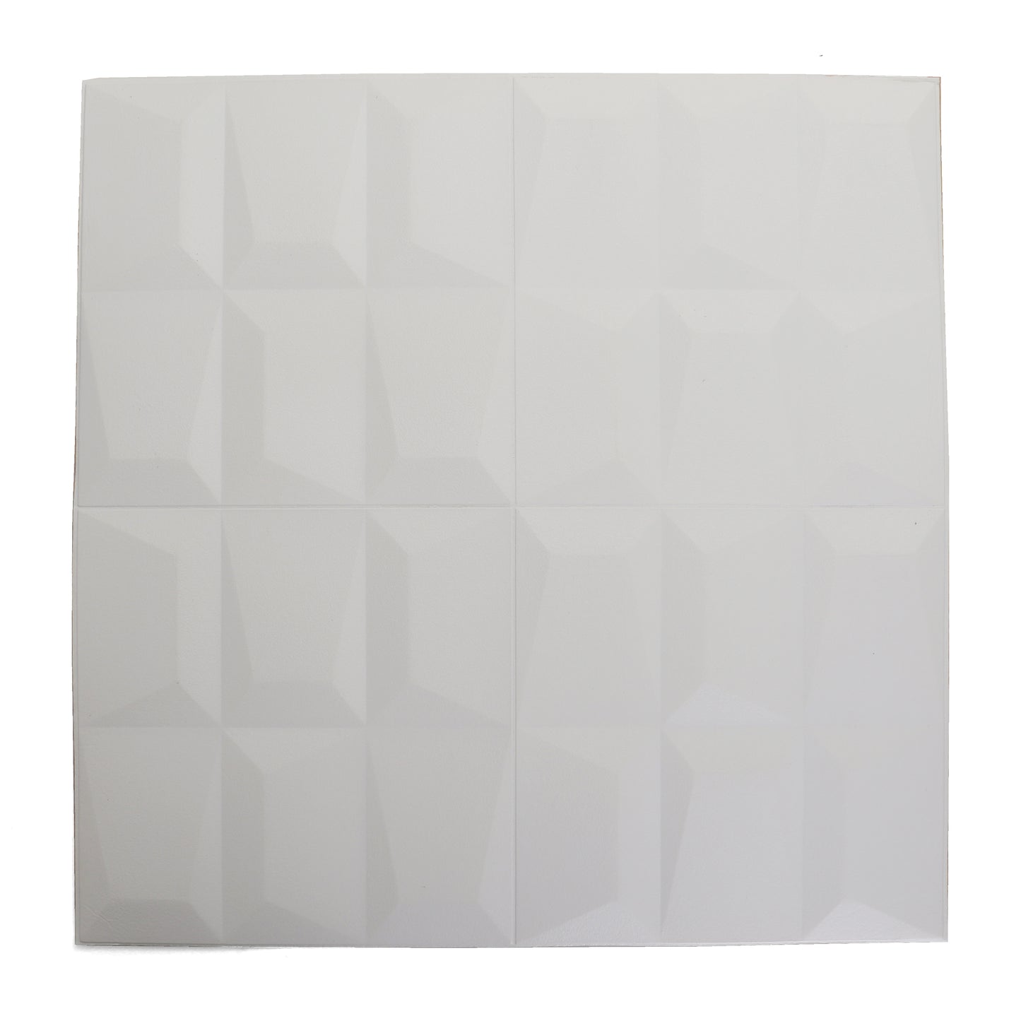 White Graphic Geometric Foam  Panels