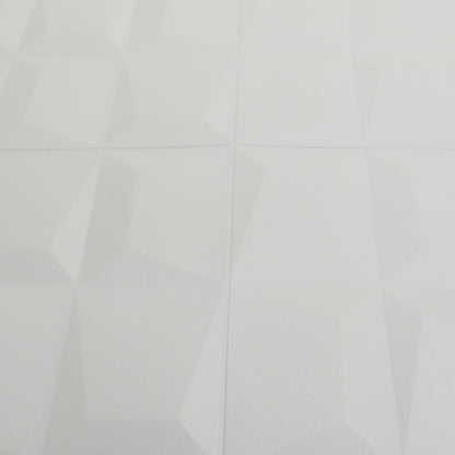 White Graphic Geometric Foam  Panels