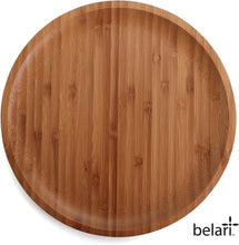 Load image into Gallery viewer, 8.5&quot; Round Bamboo Plate Set
