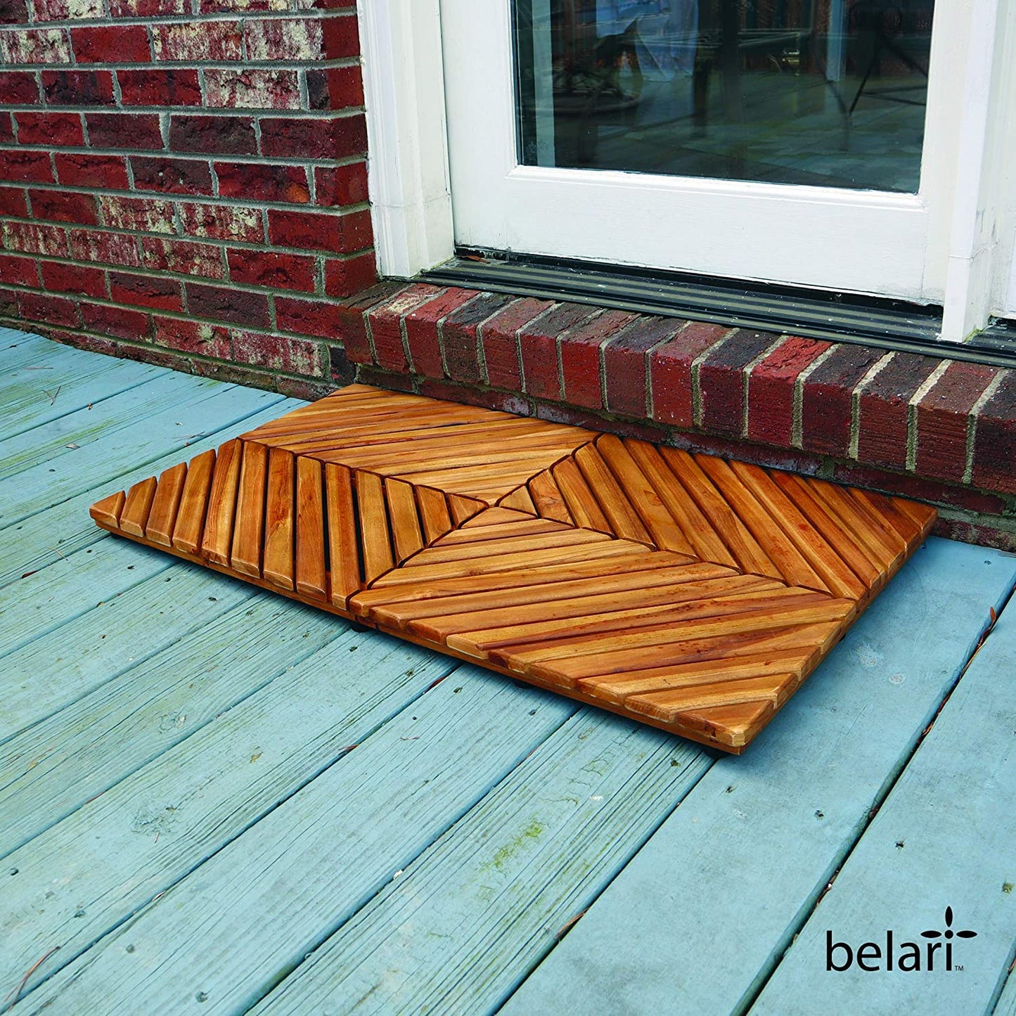 Teak Shower Mat - Zen