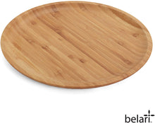 Load image into Gallery viewer, 11&quot; Round Bamboo Plate Set
