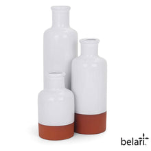 Load image into Gallery viewer, Belari Terracotta Bottle Vase Set

