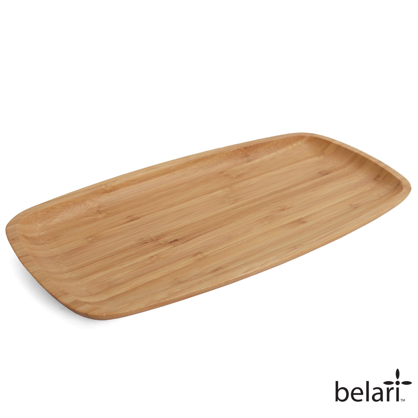 14" Rectangle Bamboo Plate Set